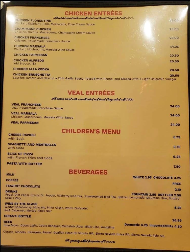 Little Italy II Menu image 3